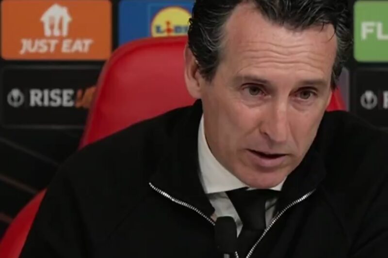 “Huge Mistake!” – Aston Villa Boss Unai Emery Drops Furious Statement Slamming VAR After Anderson Escapes Red Card