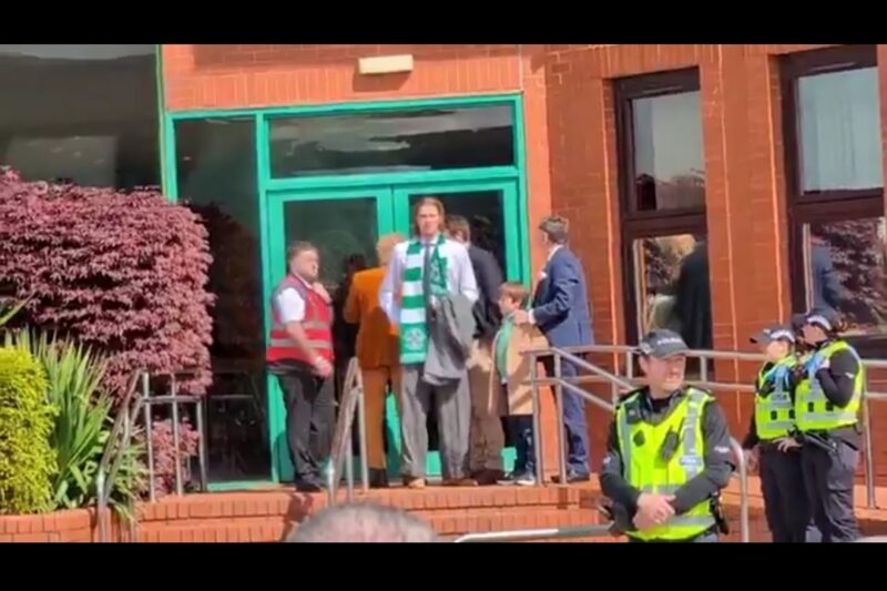 Celtic Fans ROAST Rod Stewart Outside Parkhead – ‘Little Weed’ Trends Worldwide”